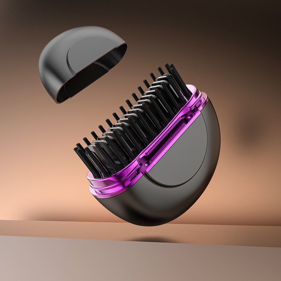 Ha2601cee63ca4248b1e19ff68e1a9534G Sleek ionic dual-use hot air comb - Image 1